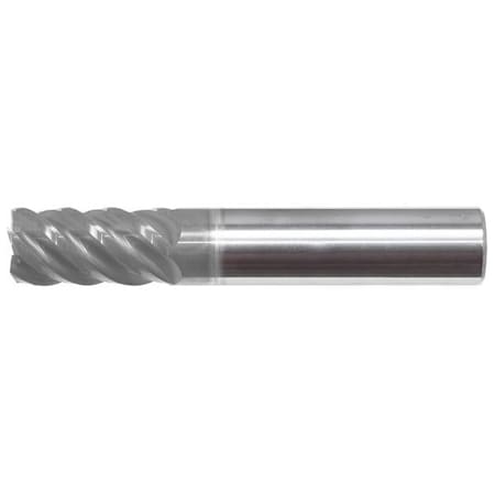 Mastercut Tool Corp. 3/16x3/8x3/16x2 5FL .015 Corner Radius 45° Helix Ultra HY5 with Flat, PowerNR 458-421W-8